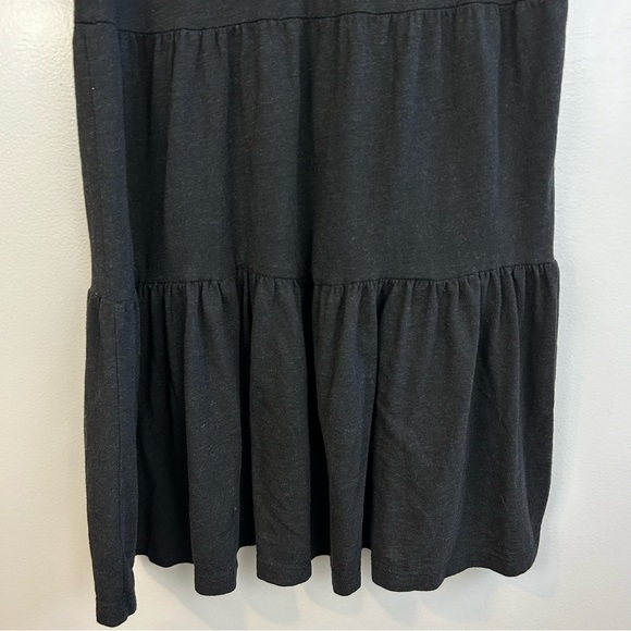 Monrow Granite Tiered Short Sleeve Ruffle Dress Size Small - Picture 7 of 9